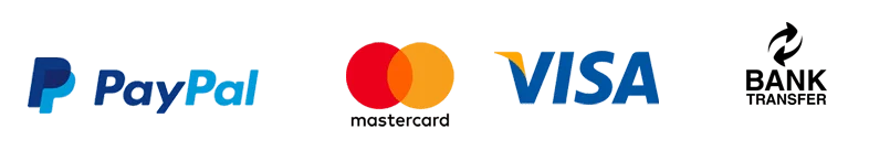 Métodos de pago aceptados